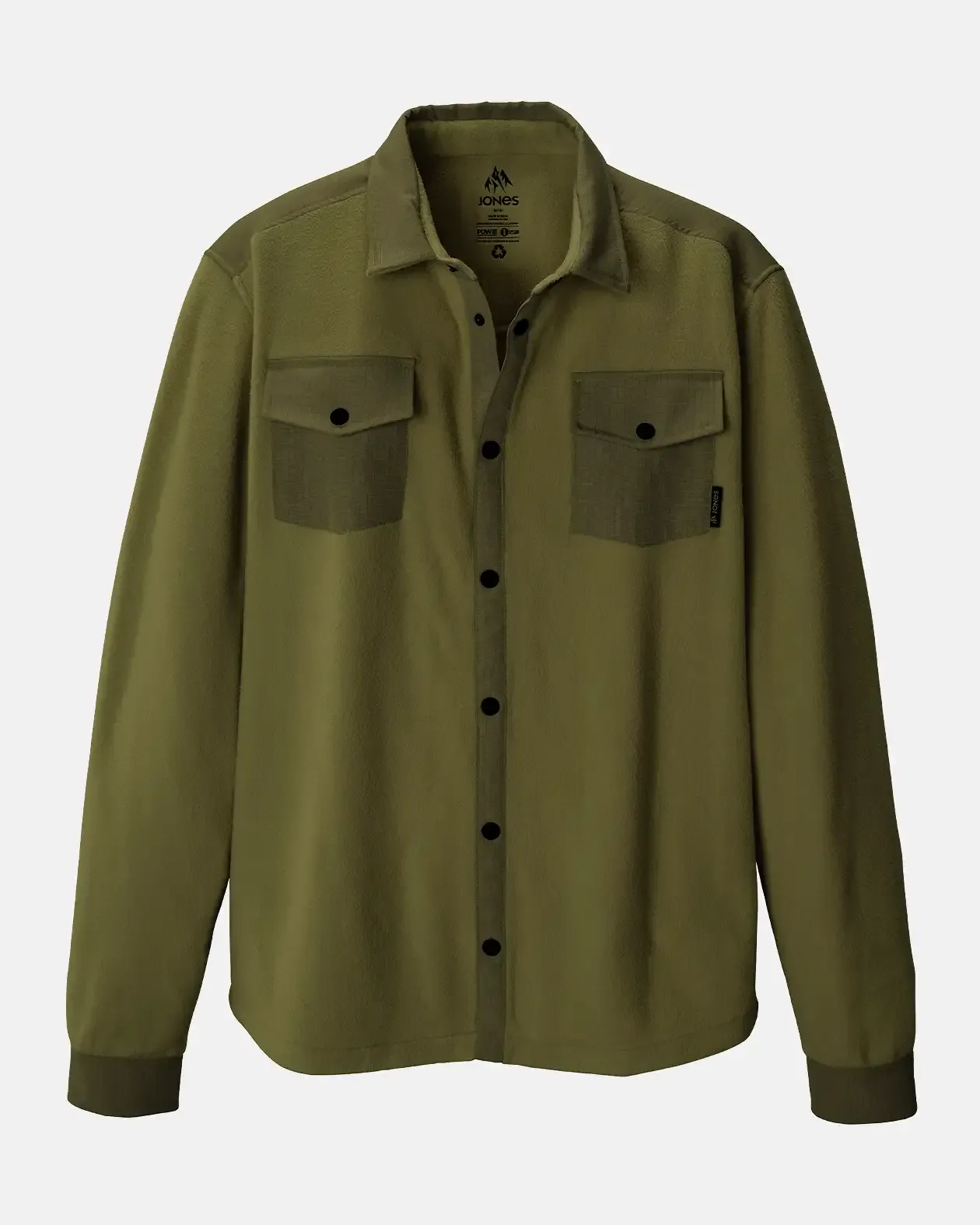 Men’s December Recycled Fleece Shirt - Image 5