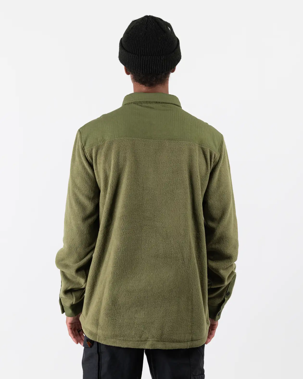 Men’s December Recycled Fleece Shirt - Image 8