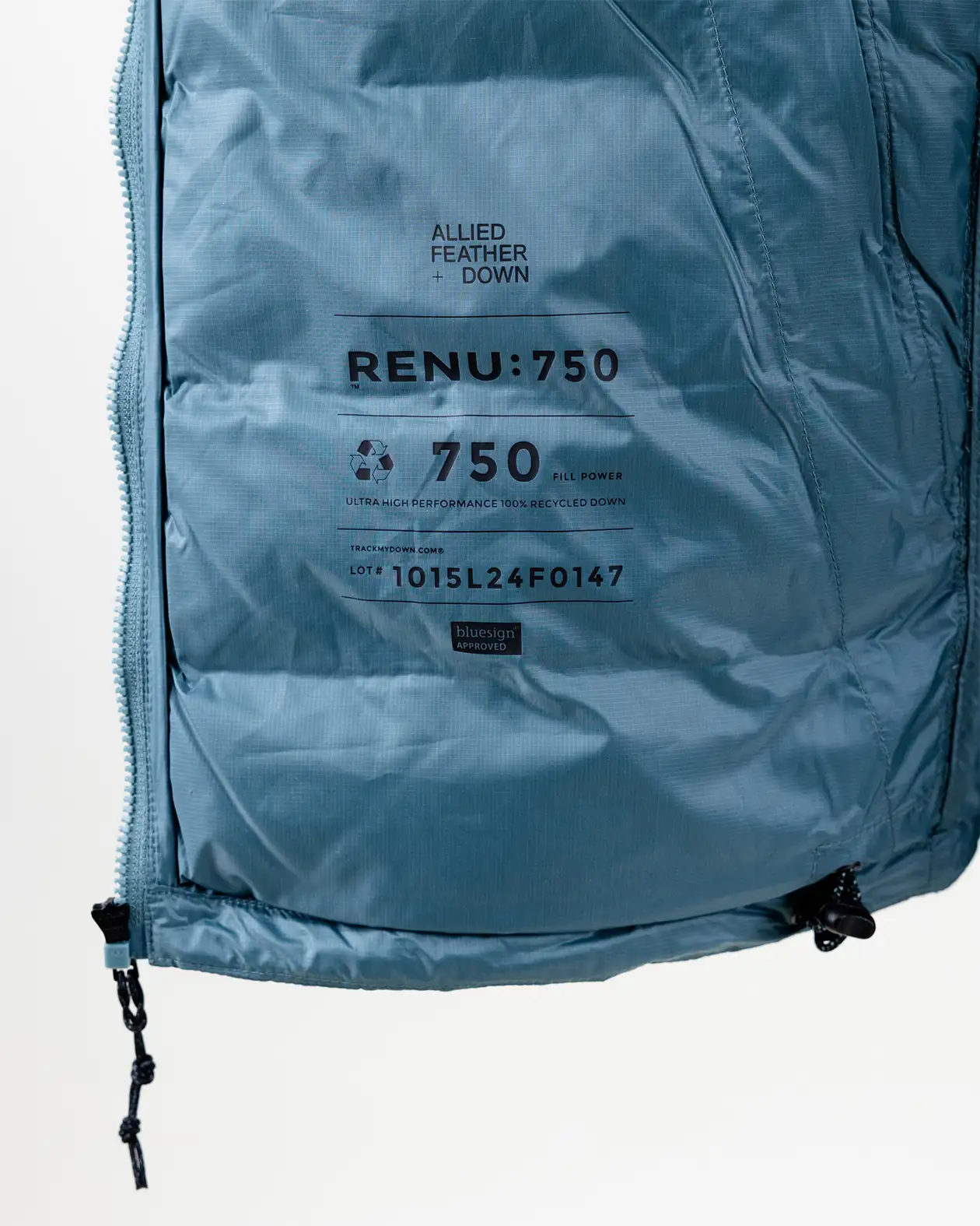 Men’s Re-Up Recycled Down Hoodie - Image 13