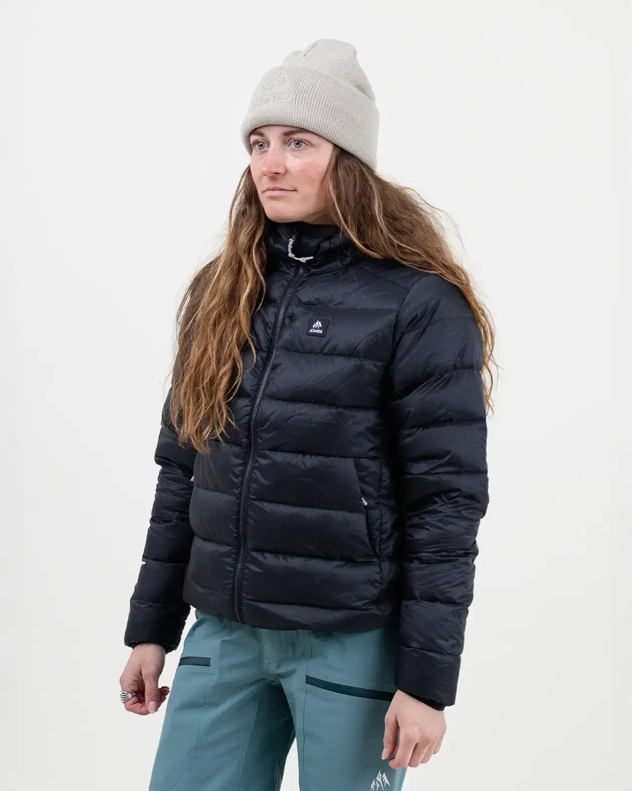 Women’s Re-Up Recycled Down Hoodie - Image 12