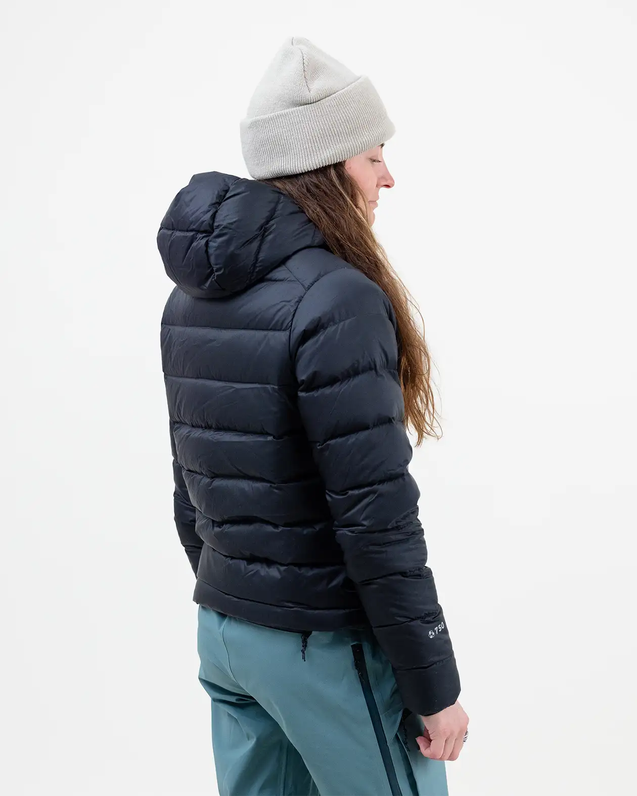 Women’s Re-Up Recycled Down Hoodie - Image 13