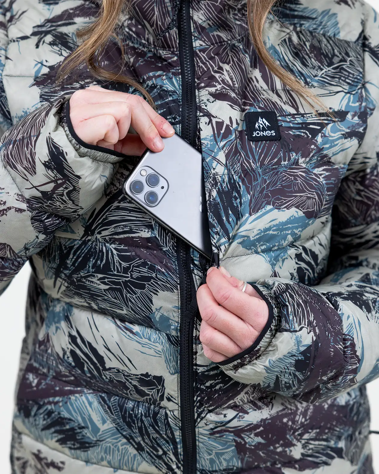 Women’s Re-Up Recycled Down Hoodie - Image 24